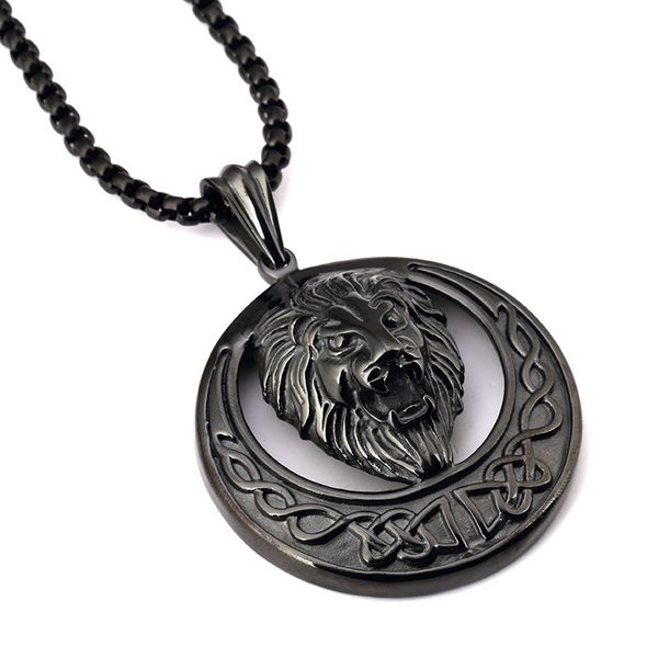 fashion men black hip hop jewelry lion head necklace stainless steel punk rock micro mens 70cm long chains high quality, Silver
fashion men black hip hop jewelry lion head necklace stainless steel punk rock micro mens 70cm long chains high quality, Silver