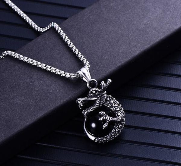 europe and the united states titanium steel men tray beads necklace stainless steel inlaid red beads pendant popular fashion accessories, Silver
europe and the united states titanium steel men tray beads necklace stainless steel inlaid red beads pendant popular fashion accessories, Silver