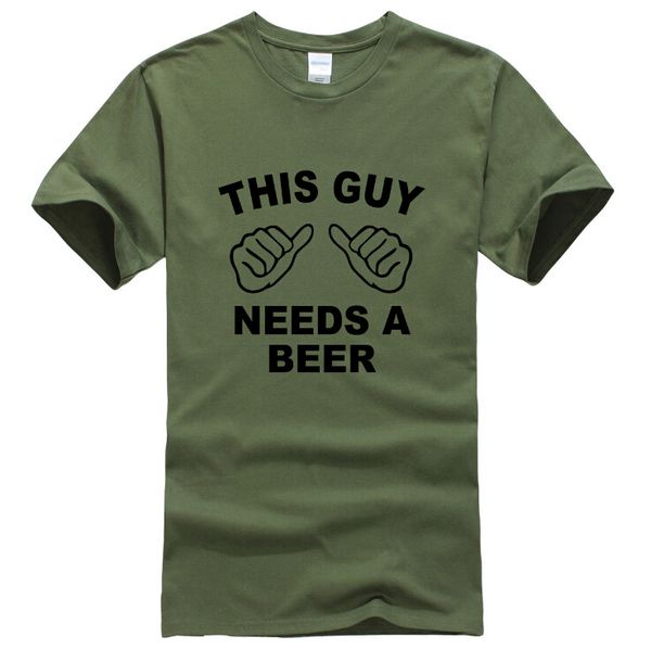 Printed Summer Casual T-shirts This Guys Needs A Beer Male Female Tops Tee
Printed Summer Casual T-shirts This Guys Needs A Beer Male Female Tops Tee