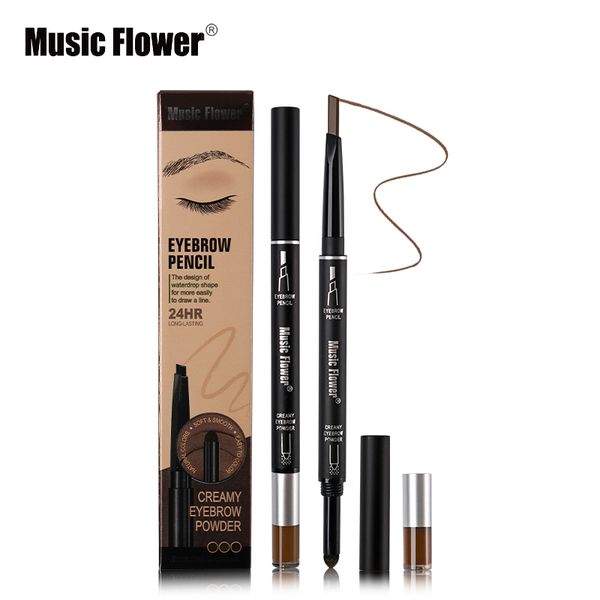 3 color music flower brand makeup 2 in 1automatic eyebrow pencil+eyebrow powder set natural creamy eye brow pen 24h long-lasting
3 color music flower brand makeup 2 in 1automatic eyebrow pencil+eyebrow powder set natural creamy eye brow pen 24h long-lasting