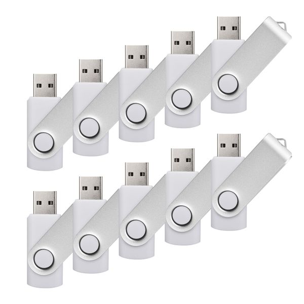 

10шт USB Memory Stick 64MB Маломестного Вращающийся USB Flash для компьютера Laptop Tablet USB флэш-накопители Thumb Drive Pendrive Бесплатной доставки