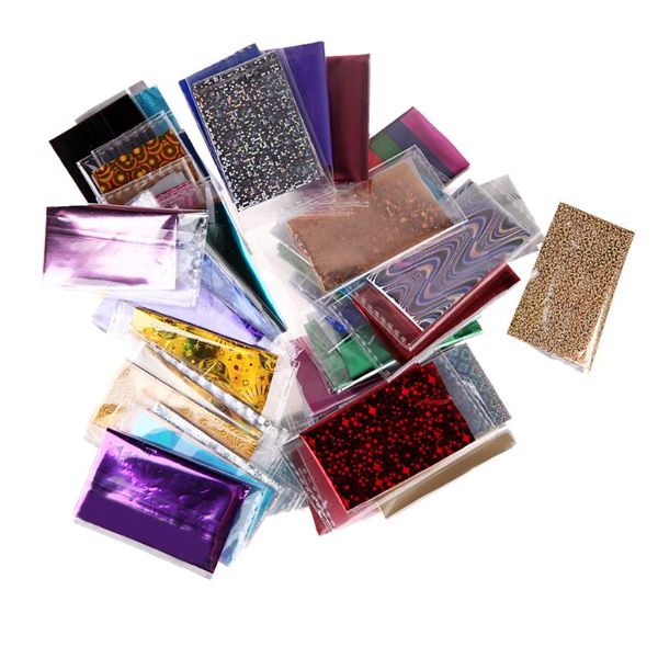 50 pcs nail art stickers transfer foil paper diy beauty polish design stylish tips decoration tools random color, Black
50 pcs nail art stickers transfer foil paper diy beauty polish design stylish tips decoration tools random color, Black