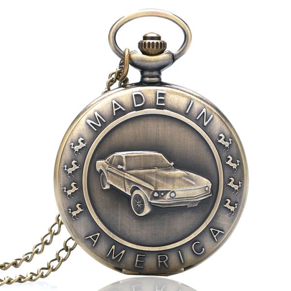 antique bronze quartz pocket watch car made in america pattern designer fob clock men's pendant gift with necklace, Slivery;golden
antique bronze quartz pocket watch car made in america pattern designer fob clock men's pendant gift with necklace, Slivery;golden