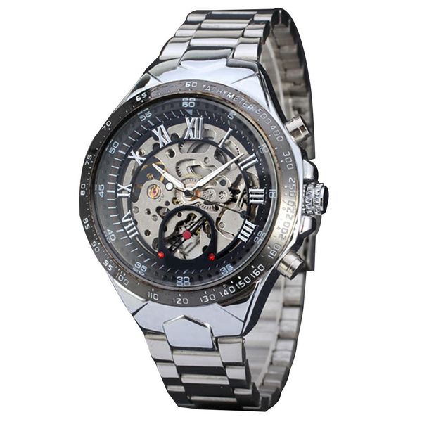 Men's Steampunk Hollow Stainless Steel Automatic Mechanical Wrist Watch Relogio Masculino
Men's Steampunk Hollow Stainless Steel Automatic Mechanical Wrist Watch Relogio Masculino