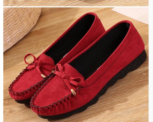 send 2018 spring and autumn new style women's flat bottom bowknot mother's cloth shoes, Black
send 2018 spring and autumn new style women's flat bottom bowknot mother's cloth shoes, Black