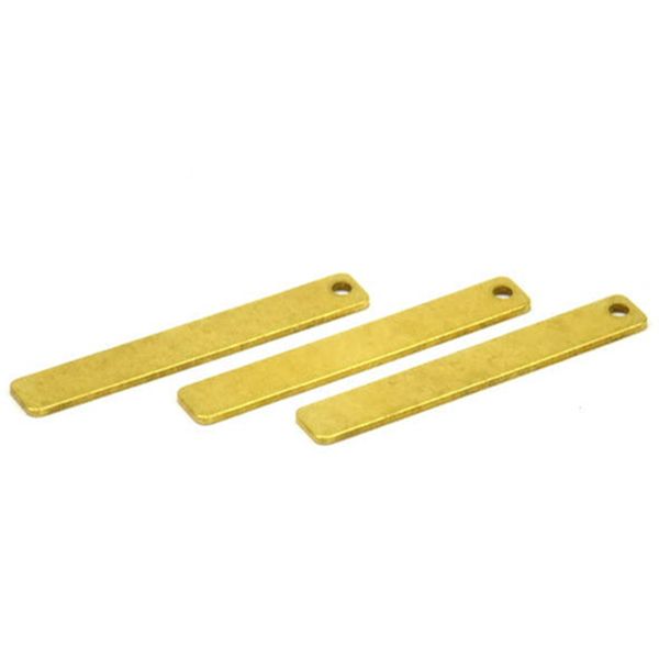 24pc.. raw brass rectangle stamping blanks and necklace pendants. (35x5x0.80mm) u031, Black
24pc.. raw brass rectangle stamping blanks and necklace pendants. (35x5x0.80mm) u031, Black