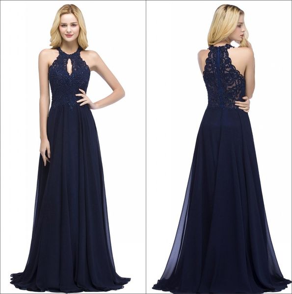 2018 halter chiffon long prom dresses keyhole beaded appliqued lace evening dress women party gowns cps866, Black;red
2018 halter chiffon long prom dresses keyhole beaded appliqued lace evening dress women party gowns cps866, Black;red