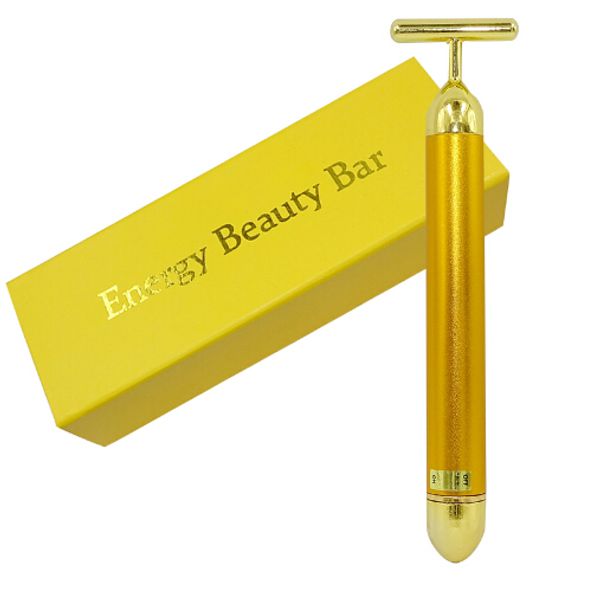 facial roller massager 2pc 24k beauty bar golden energy face massager facial skincare beauty care vibration wrinkle treatment
facial roller massager 2pc 24k beauty bar golden energy face massager facial skincare beauty care vibration wrinkle treatment