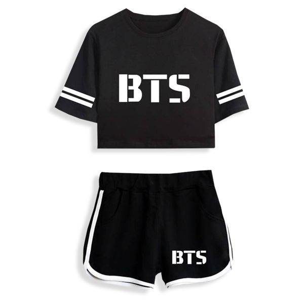 2018 bts kpop summer a suit gym exercise shorts and t-shirts print women fit hip hop sport outdoor style clothes, Black;blue
2018 bts kpop summer a suit gym exercise shorts and t-shirts print women fit hip hop sport outdoor style clothes, Black;blue