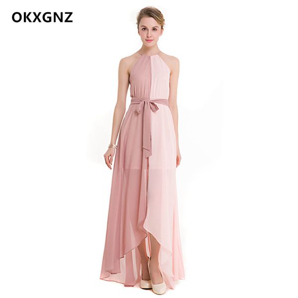 2018 summer maxi women evening party dress vintage long beach boho chiffon split stitching dresses sleeveless vestido a01, White;black
2018 summer maxi women evening party dress vintage long beach boho chiffon split stitching dresses sleeveless vestido a01, White;black