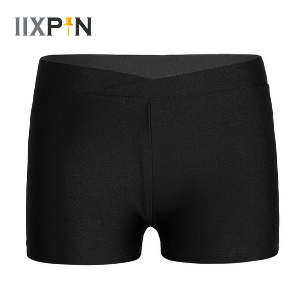 kids girls sports shorts gymnastic leotard ballet dance shorts v-front waistband bottoms for sports gymnastic workout, Black;red
kids girls sports shorts gymnastic leotard ballet dance shorts v-front waistband bottoms for sports gymnastic workout, Black;red