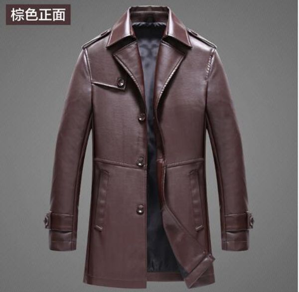 men's fall and winter europe and the united states personal style fashion boutique long handsome motorcycle leather coat / 9998 m-4xl, Black
men's fall and winter europe and the united states personal style fashion boutique long handsome motorcycle leather coat / 9998 m-4xl, Black