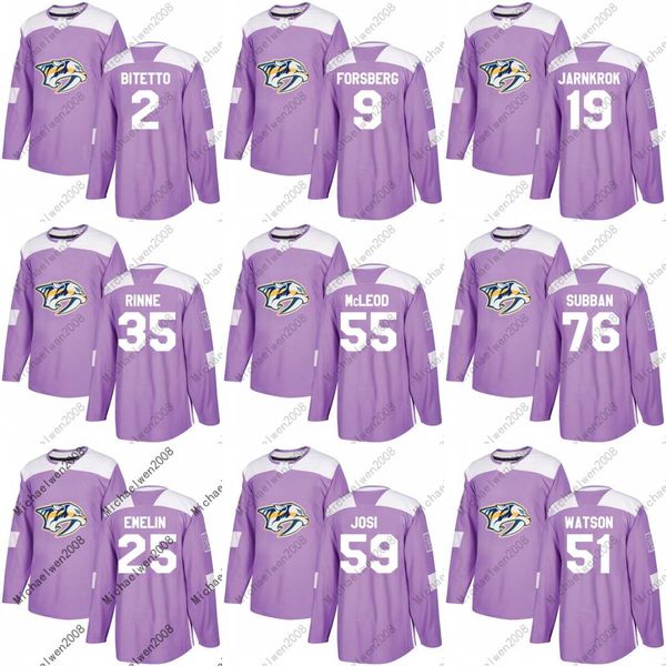 2018 Fights Cancer Jersey 13 Nick Bonino 22 Kevin Fiala 19 Calle Jarnkrok 92 Ryan Johansen Nashville Predators Custom Hockey Jerseys
2018 Fights Cancer Jersey 13 Nick Bonino 22 Kevin Fiala 19 Calle Jarnkrok 92 Ryan Johansen Nashville Predators Custom Hockey Jerseys