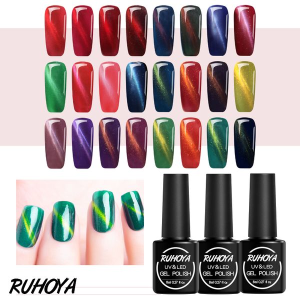 ruhoya needed and base coat gel polish 8ml diy 3d cat eye gel nail polish glitter soak off uv led nail art glue varnish, Red;pink
ruhoya needed and base coat gel polish 8ml diy 3d cat eye gel nail polish glitter soak off uv led nail art glue varnish, Red;pink