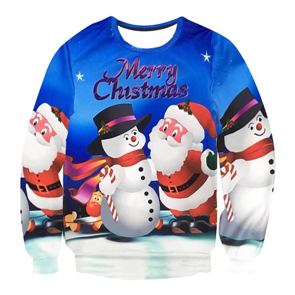 новое прибытие санта-клаус мода мужчины/женщины смешно 3d печатных толстовка стиль мода повседневная толстовка b307, Black 
новое прибытие санта-клаус мода мужчины/женщины смешно 3d печатных толстовка стиль мода повседневная толстовка b307, Black