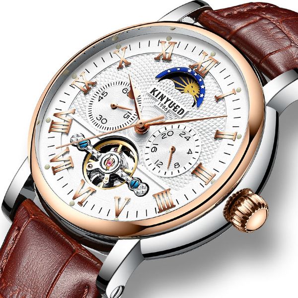 wengle new kinyued fashion luxury men automatic hollow tourbillon waterproof luminous tempered glass mirror belt mechanical watches, Slivery;brown
wengle new kinyued fashion luxury men automatic hollow tourbillon waterproof luminous tempered glass mirror belt mechanical watches, Slivery;brown