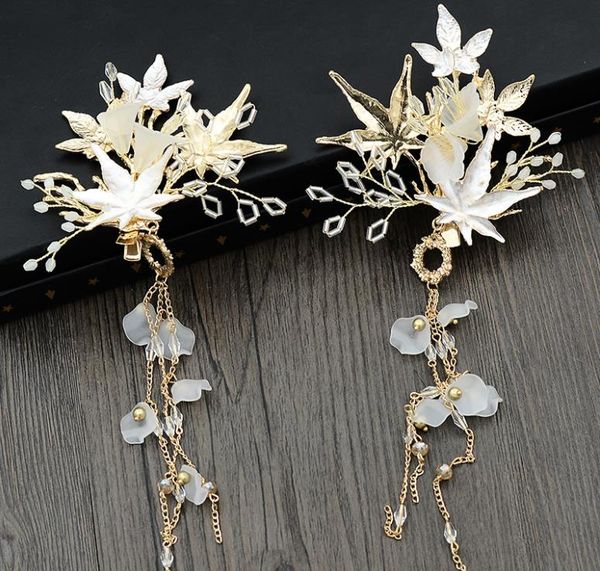 2018 new bride wedding hairpin wedding dress accessories super fairy girl headwear studio p accessories, Silver
2018 new bride wedding hairpin wedding dress accessories super fairy girl headwear studio p accessories, Silver