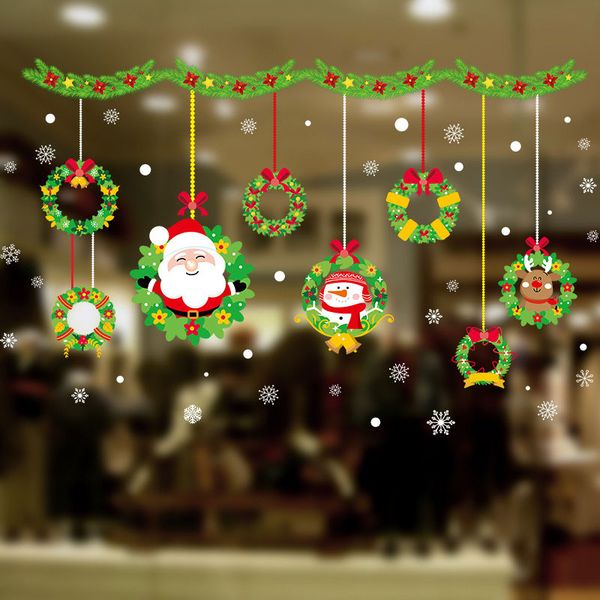 wholesale new removable merry christmas vinyl santa claus wall stickers decals window decor shop decoration mural wallpaper
wholesale new removable merry christmas vinyl santa claus wall stickers decals window decor shop decoration mural wallpaper