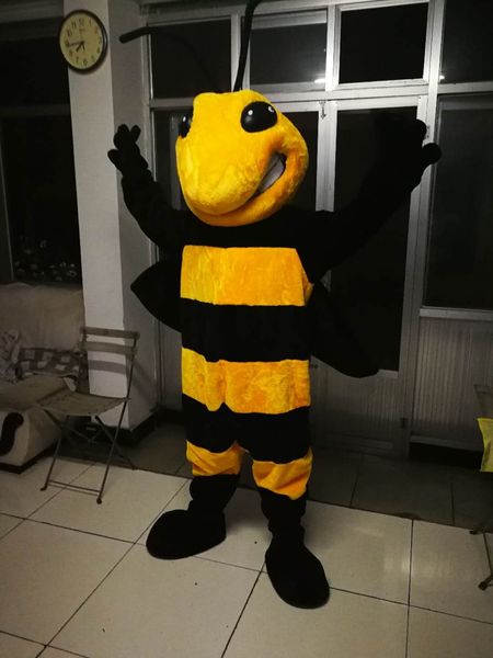 high-quality real pictures bumblebee bee mascot costume character costume size ing, Red;yellow