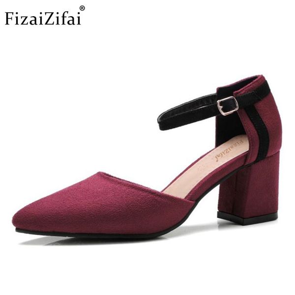 fizaizifai size 32-43 women patchwork high heels sandals ankle strap pointed toe heel shoes women office sandalias footwear, Black
fizaizifai size 32-43 women patchwork high heels sandals ankle strap pointed toe heel shoes women office sandalias footwear, Black