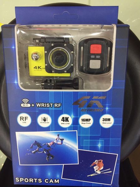 

4k action camera f60r wifi 2.4g remote control waterproof video camera 16mp/12mp 4k 30fps diving recorder