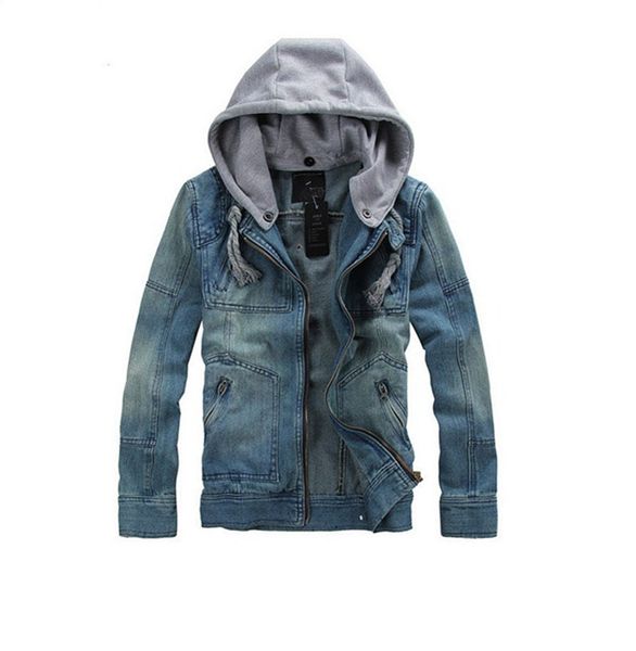 2018 autumn winter men jeans jacket men zipper hooded denim coat detachable denim jacket plus size jeans streetwear, Black;brown
2018 autumn winter men jeans jacket men zipper hooded denim coat detachable denim jacket plus size jeans streetwear, Black;brown