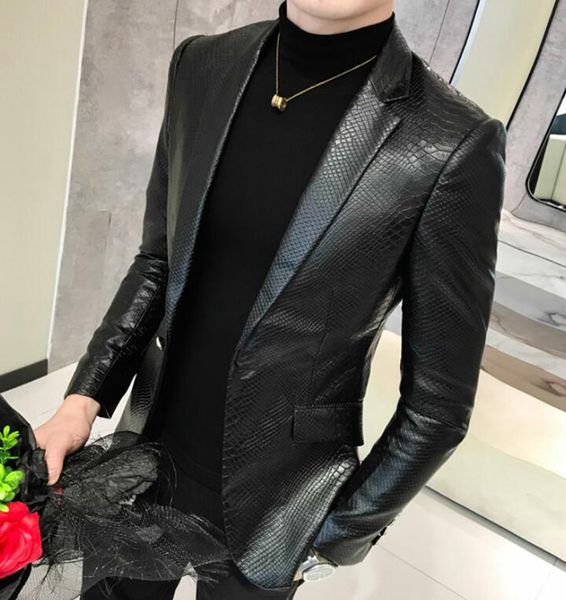 man autumn winter new europe and the united states personal style fashion chic boutique handsome hairdressers leather coat m-3xl, Black
man autumn winter new europe and the united states personal style fashion chic boutique handsome hairdressers leather coat m-3xl, Black