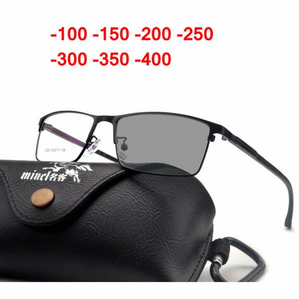 square metal sun pchromic retro finished myopia glasses men women nearsighted glasses prescription -1.00 to-4.00 nx, Silver
square metal sun pchromic retro finished myopia glasses men women nearsighted glasses prescription -1.00 to-4.00 nx, Silver