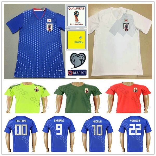 2018 Japan World Cup Jersey 6 MORISHIGE 9 OKAZAKI 10 KAGAWA 17 HASEBE 19 SAKAI 22 TOSHIDA Home Blue Custom Football Soccer Shirt
2018 Japan World Cup Jersey 6 MORISHIGE 9 OKAZAKI 10 KAGAWA 17 HASEBE 19 SAKAI 22 TOSHIDA Home Blue Custom Football Soccer Shirt