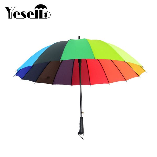 wholesale-yesello windproof rainbow large umbrella ladies automatic sun long-handle parasol
wholesale-yesello windproof rainbow large umbrella ladies automatic sun long-handle parasol