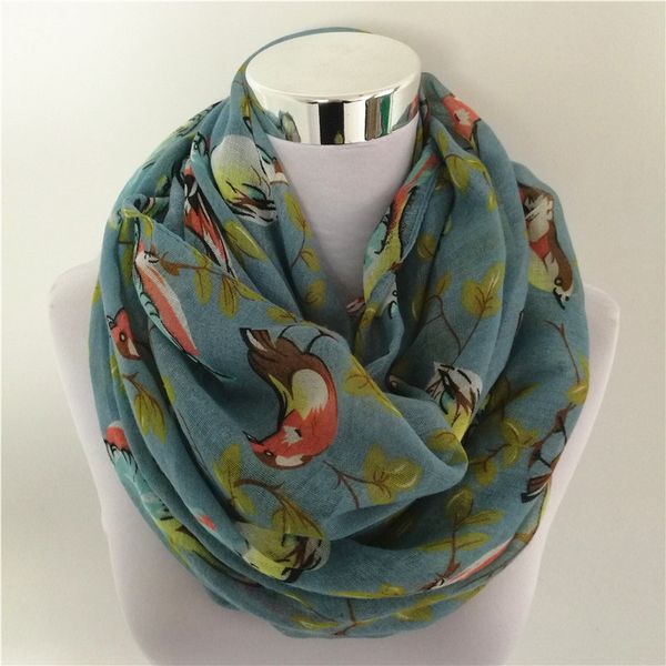 10pcs/lot new loop scarf birds print 100% viscose scarves women spring autumn air shawl wrap lencos de seda long scarf, Blue;gray
10pcs/lot new loop scarf birds print 100% viscose scarves women spring autumn air shawl wrap lencos de seda long scarf, Blue;gray