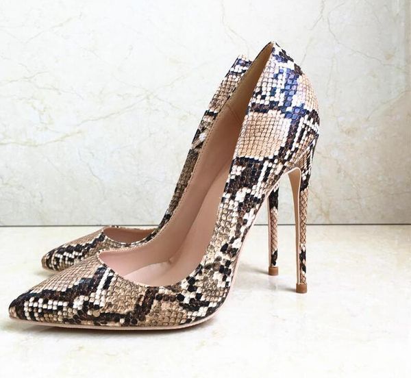 women lady new woman 2019ss fashion python snake leather poined toes wedding heels stiletto high heels shoes pumps 12cm 120mm, Black
women lady new woman 2019ss fashion python snake leather poined toes wedding heels stiletto high heels shoes pumps 12cm 120mm, Black