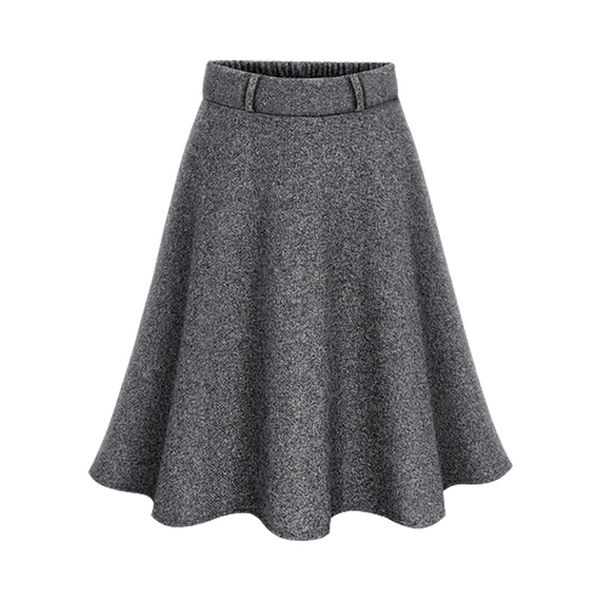 Wholesale 2018 Fashion Big Skirt Pure Color Pleated Skirt Ladies New Trend Woolen Urban Leisure Medium Length Skirt
Wholesale 2018 Fashion Big Skirt Pure Color Pleated Skirt Ladies New Trend Woolen Urban Leisure Medium Length Skirt