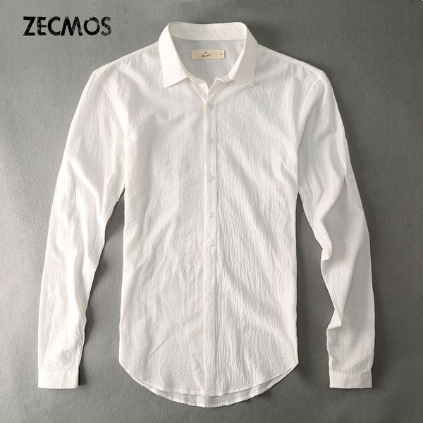 casual hawaiian shirts men cotton linen designer brand slim fit man shirts long sleeve white for men clothes spring, White;black
casual hawaiian shirts men cotton linen designer brand slim fit man shirts long sleeve white for men clothes spring, White;black