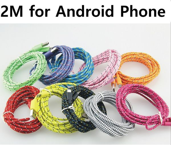 2m colorful new fabric nylon braided micro usb cable for samsung for blackberry for htc cloth braided cable
2m colorful new fabric nylon braided micro usb cable for samsung for blackberry for htc cloth braided cable