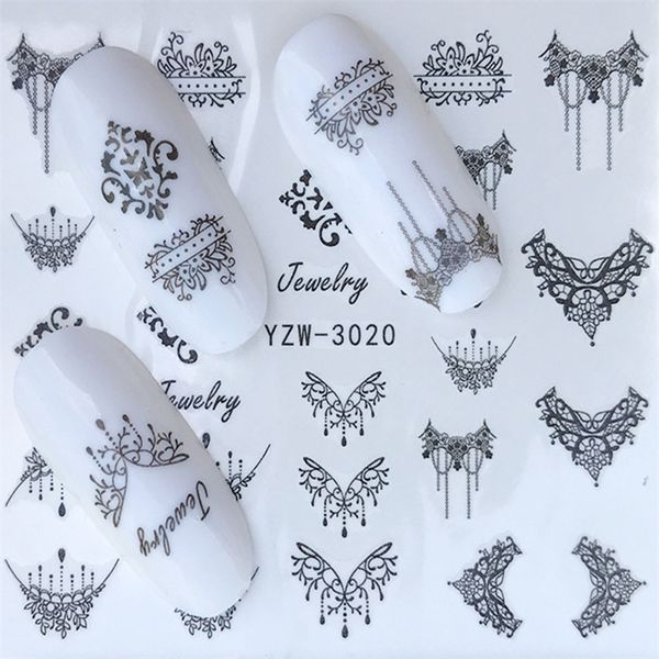 1 sheet black flower vine nail water sticker leaf lace design slider nail art decal beauty foils decoration
1 sheet black flower vine nail water sticker leaf lace design slider nail art decal beauty foils decoration