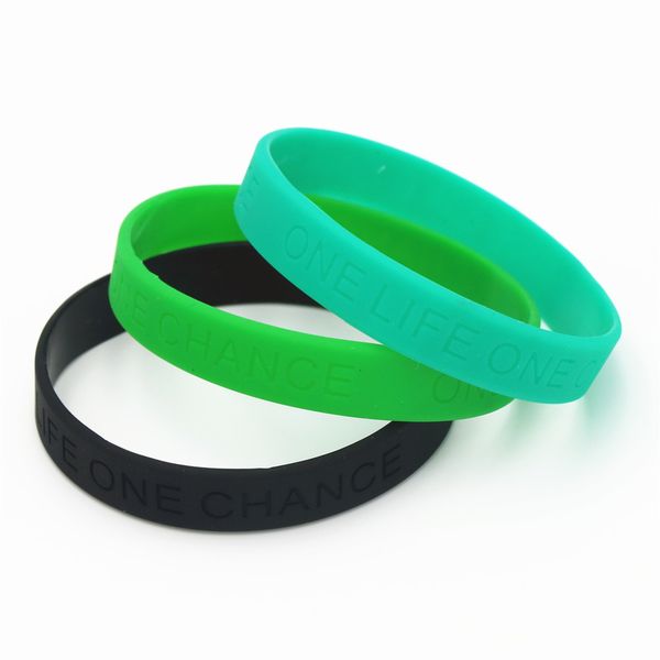 1pc fashion black one life one chance silicone wristband printed sports racelets&bangles men women jewelry gifts sh066, Golden;silver
1pc fashion black one life one chance silicone wristband printed sports racelets&bangles men women jewelry gifts sh066, Golden;silver