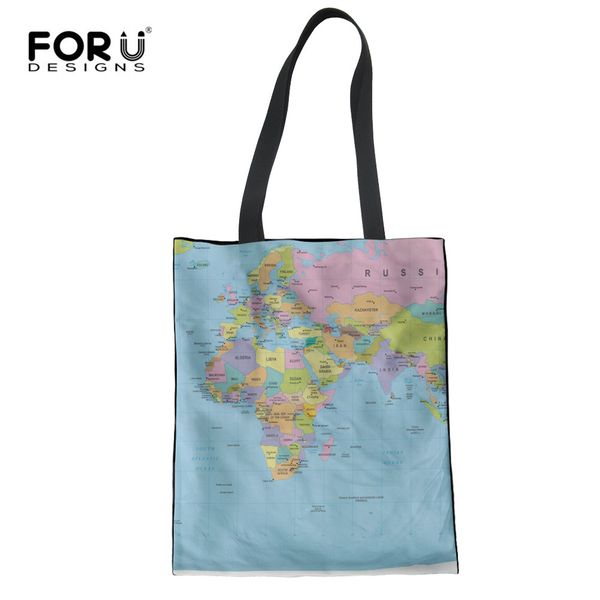 forudesigns map print women casual handbags female shoulder recycel shopping tote bags for girls beach bags bolsa feminina
forudesigns map print women casual handbags female shoulder recycel shopping tote bags for girls beach bags bolsa feminina