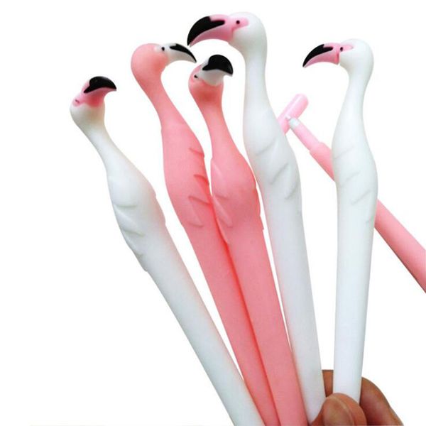 creative cute cartoon gel pen flamingo soft plastic pen 0.5mm black children's stationery reward gift 2pc (random color
creative cute cartoon gel pen flamingo soft plastic pen 0.5mm black children's stationery reward gift 2pc (random color
