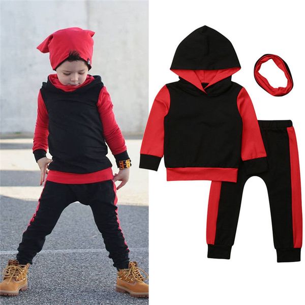 toddler baby kids boys girls clothes hooded long sleeve pullover t-shirts geometry pants headband 2pc cotton autumn outfits, White
toddler baby kids boys girls clothes hooded long sleeve pullover t-shirts geometry pants headband 2pc cotton autumn outfits, White