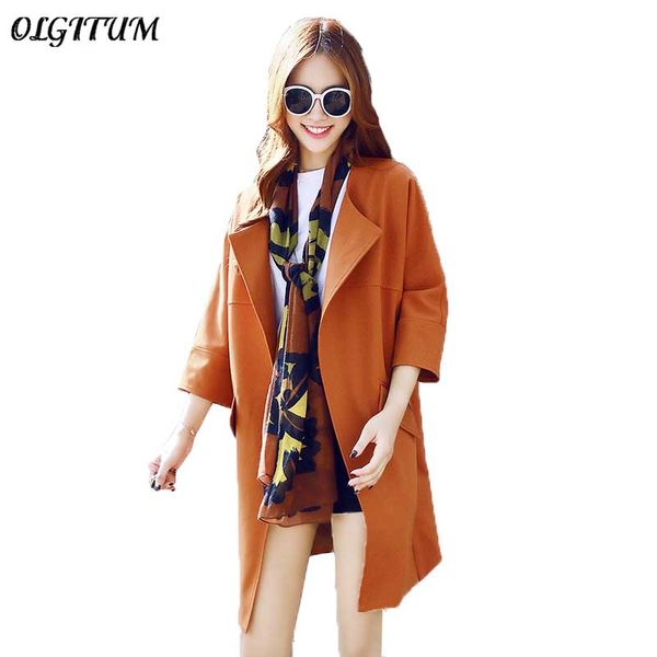 xl-5xl 2018 new fashion women coat spring plus size coat female o-neck quarter sleeve women trench long, Tan;black
xl-5xl 2018 new fashion women coat spring plus size coat female o-neck quarter sleeve women trench long, Tan;black