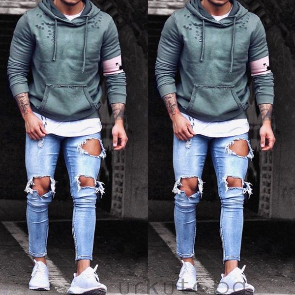 new hole blue jean men stretchy ripped skinny distress frayed biker jean destroyed tapered slim fit denim pencil pant size 34-44
new hole blue jean men stretchy ripped skinny distress frayed biker jean destroyed tapered slim fit denim pencil pant size 34-44