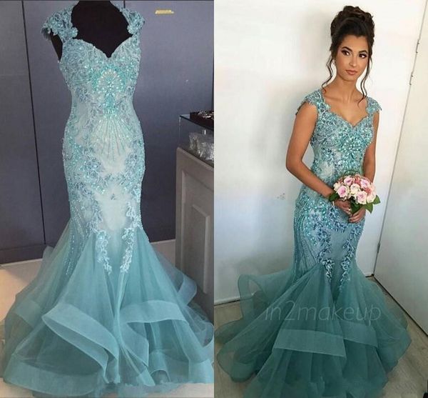 luxury 2018 long mermaid prom dresses v neck sleeveless beads crystal lace applique sweep train evening party gowns formal dress, Black;red
luxury 2018 long mermaid prom dresses v neck sleeveless beads crystal lace applique sweep train evening party gowns formal dress, Black;red