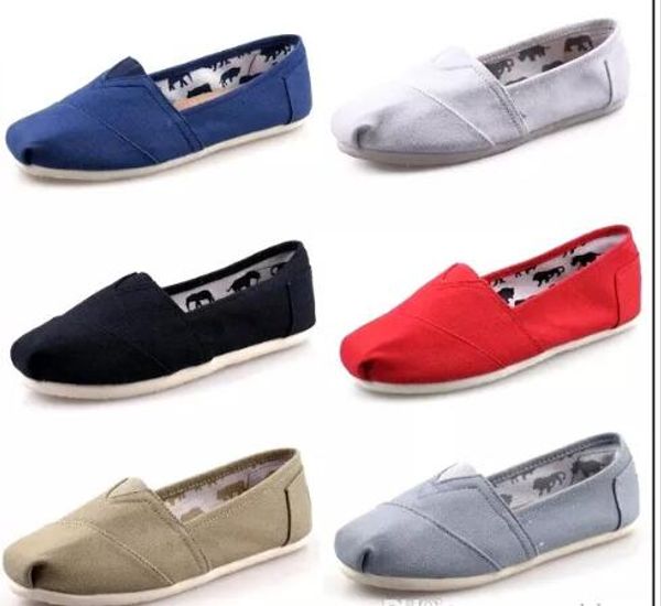 

hot brand new women men canvas shoes flats loafers casual single Ultra-light sneakers Driving shoes unisex tom espadrille Walking shoe