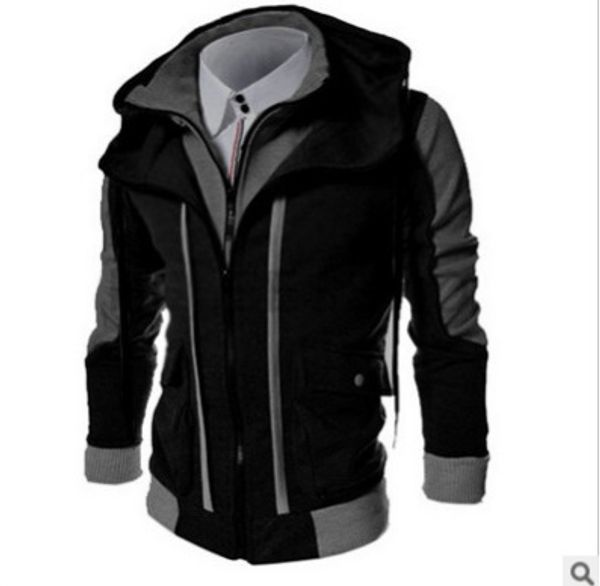 fashion mens slim fit d hoodies zip patchwork sweatshirts men's clothing men hoodie sweatshirt hooded zippe, Black
fashion mens slim fit d hoodies zip patchwork sweatshirts men's clothing men hoodie sweatshirt hooded zippe, Black