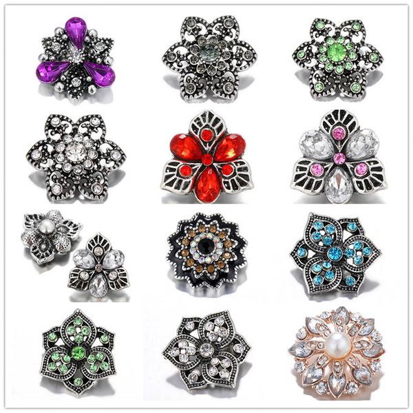 exquisite inlay rhinestone crystal triangle snap buttons 18mm metal flower decorative button for snap jewelry findings
exquisite inlay rhinestone crystal triangle snap buttons 18mm metal flower decorative button for snap jewelry findings