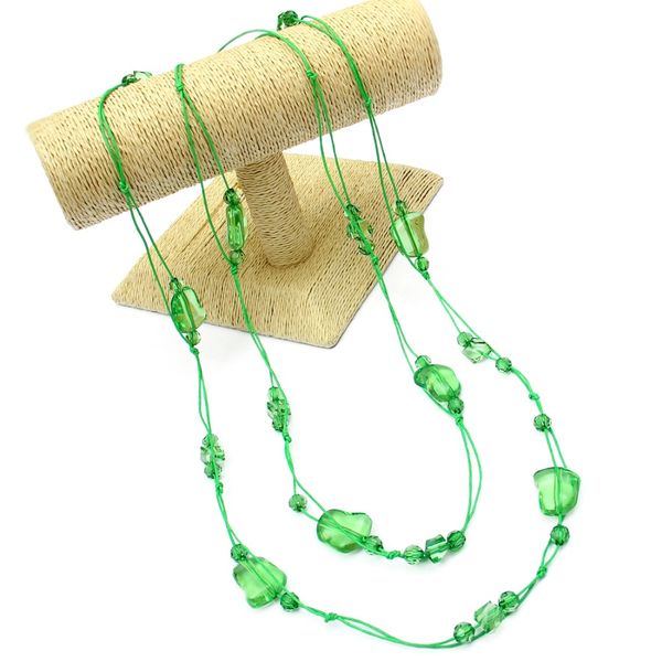 hesiod long necklace rope chain drop crystal women necklace jewelry green rose yellow maxi necklaces & pendants multilayer, Silver
hesiod long necklace rope chain drop crystal women necklace jewelry green rose yellow maxi necklaces & pendants multilayer, Silver