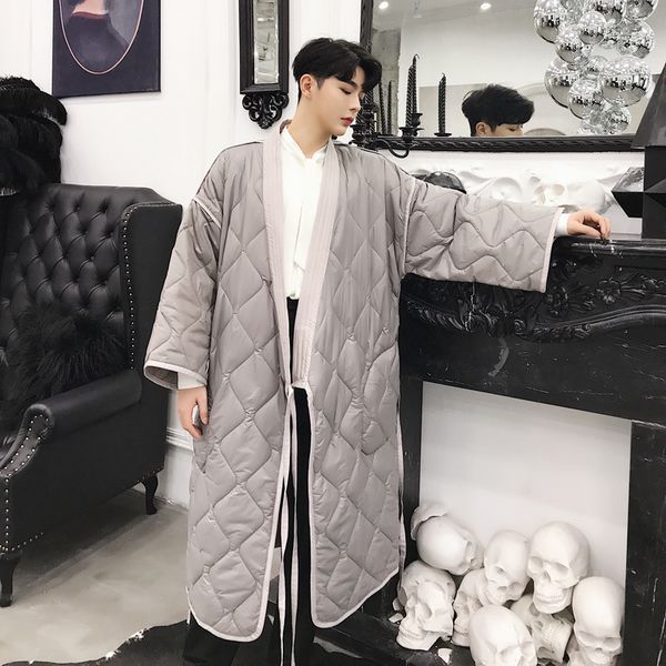 mixcubic 2018 winter england style warm stitching padded coats men long section casual loose plaid overcoat for men m-xxl, Black
mixcubic 2018 winter england style warm stitching padded coats men long section casual loose plaid overcoat for men m-xxl, Black