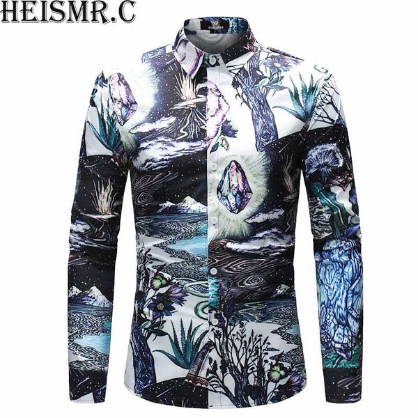 2018 mens luxurious shirt 3d print tuxedo shirt long sleeve slim fit brand dress casual camiseta masculina chemise bdk103, White;black
2018 mens luxurious shirt 3d print tuxedo shirt long sleeve slim fit brand dress casual camiseta masculina chemise bdk103, White;black