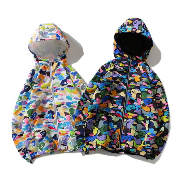2018 Spring Autumn New Tide brand Candy-colored Casual Printing Windbreaker Men Women Hip Hop Hooded jacket
2018 Spring Autumn New Tide brand Candy-colored Casual Printing Windbreaker Men Women Hip Hop Hooded jacket